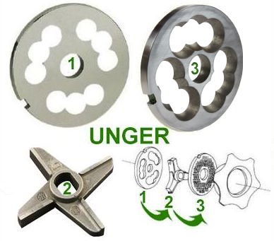 PLACA UNGER INOX N.32 EXTERIOR C/FILO