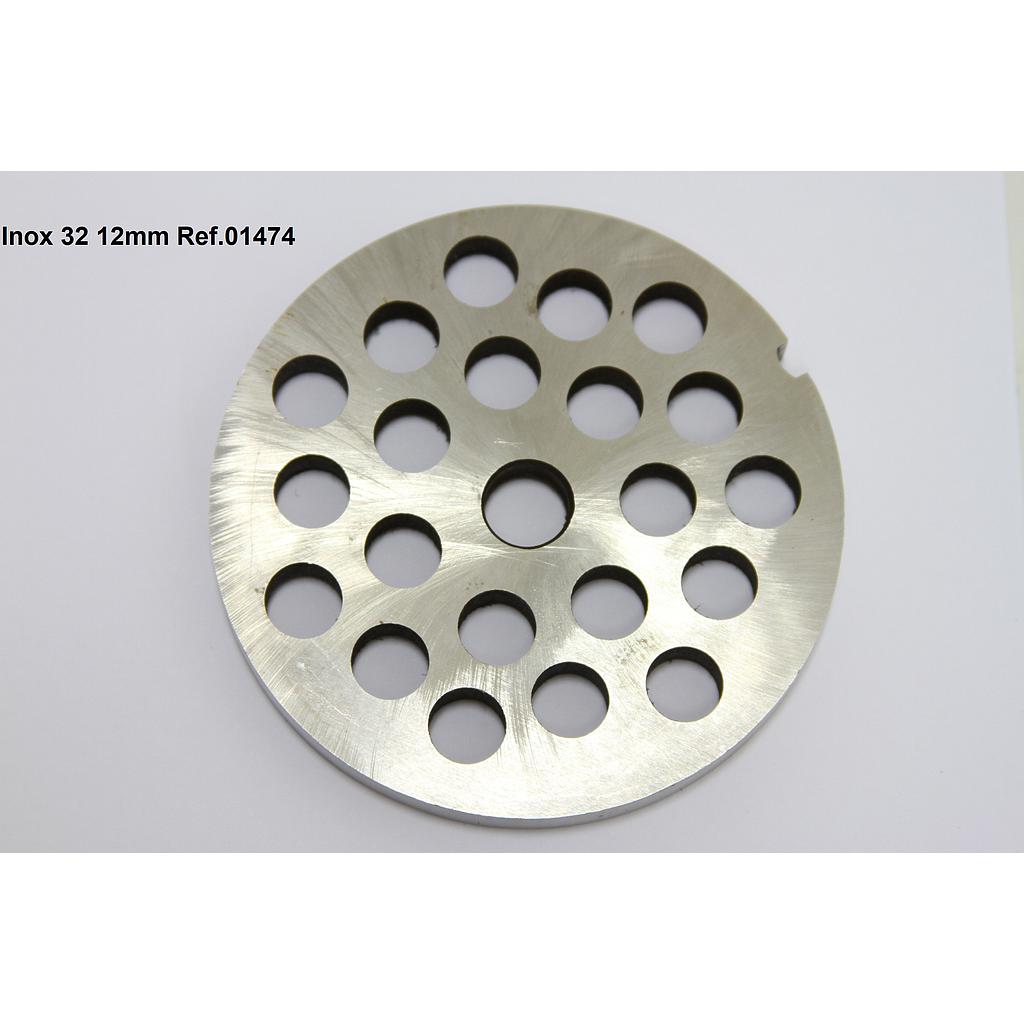 PLACA INOX N.32 - 12 mm