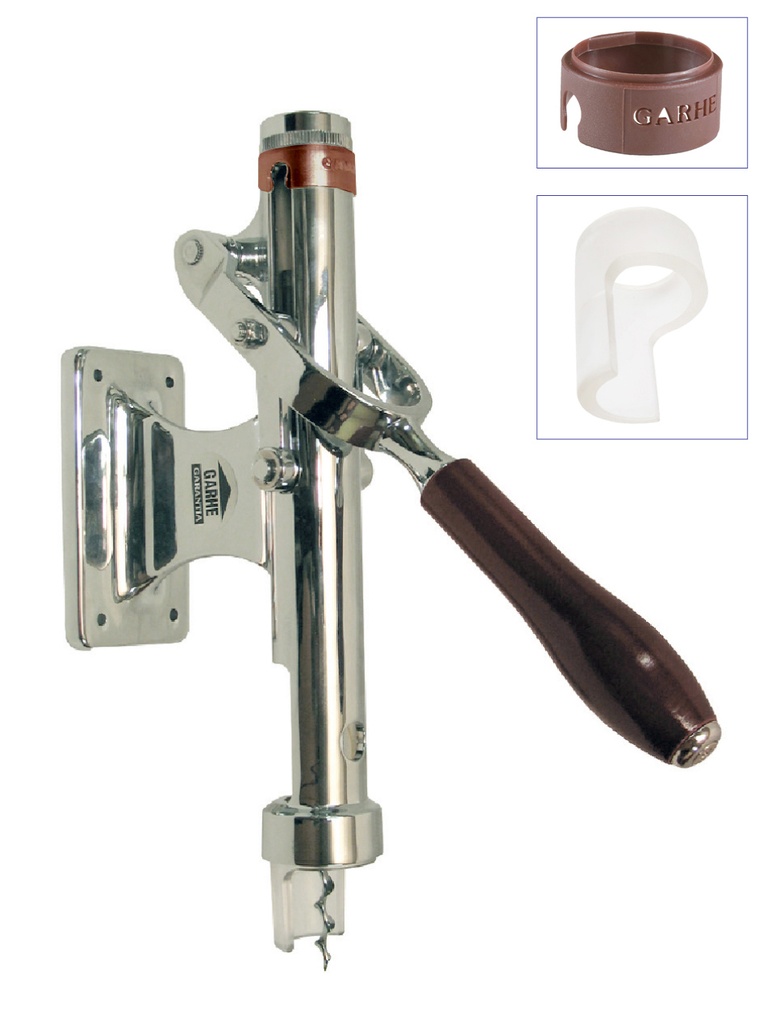 SACACORCHOS MURAL CROMADO