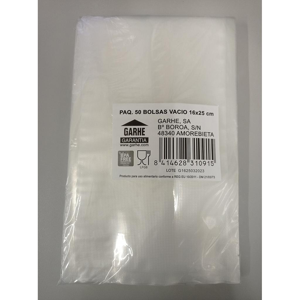 PAQUETE 50 BOLSAS VACIO 25x35 cm