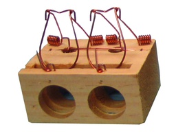 [16300] RATONERA MADERA 2 AGUJEROS