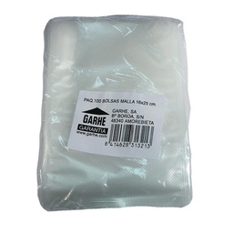 [31321] PAQUETE 100 BOLSAS MALLA 16x25 cm