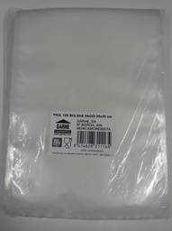 [31116] PAQUETE 100 BOLSAS VACIO 25x35 cm