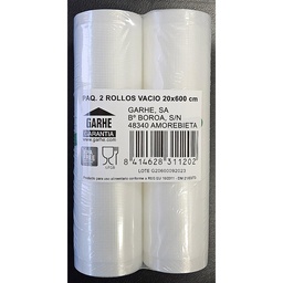 [31120] PAQUETE 2 ROLLOS VACIO 20x600 cm