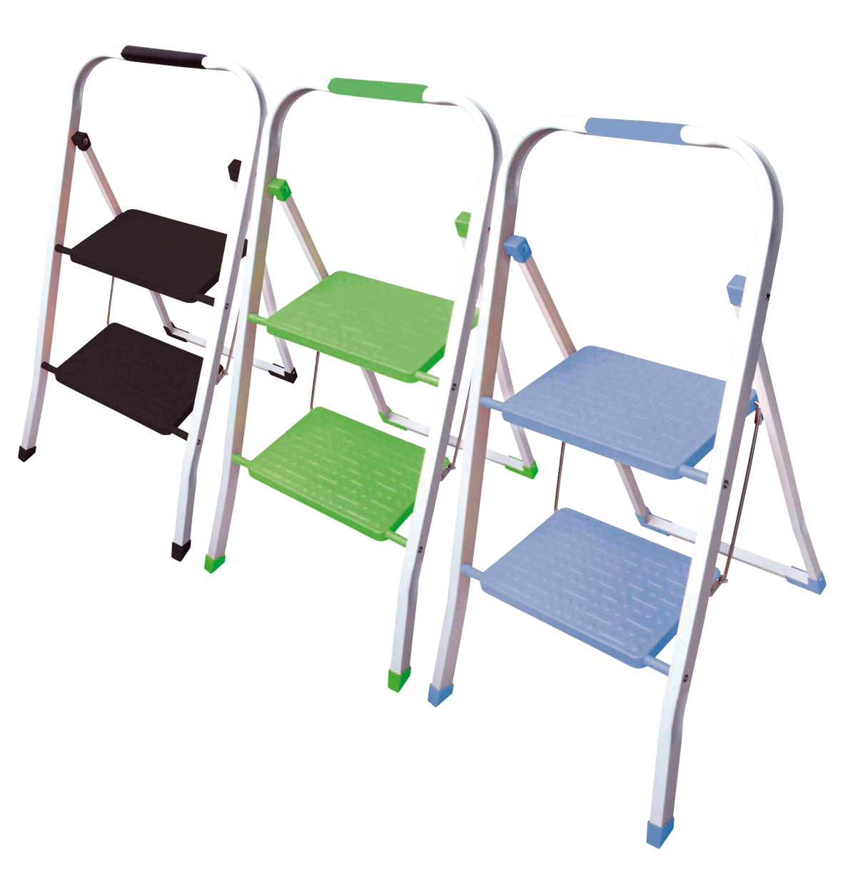 ESCALERAS-BANQUETA Y MESAS PLEGABLES